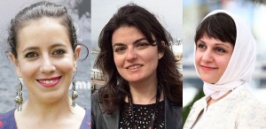 Leyla Bouzid, Gaya Jiji et Ida Panahandeh